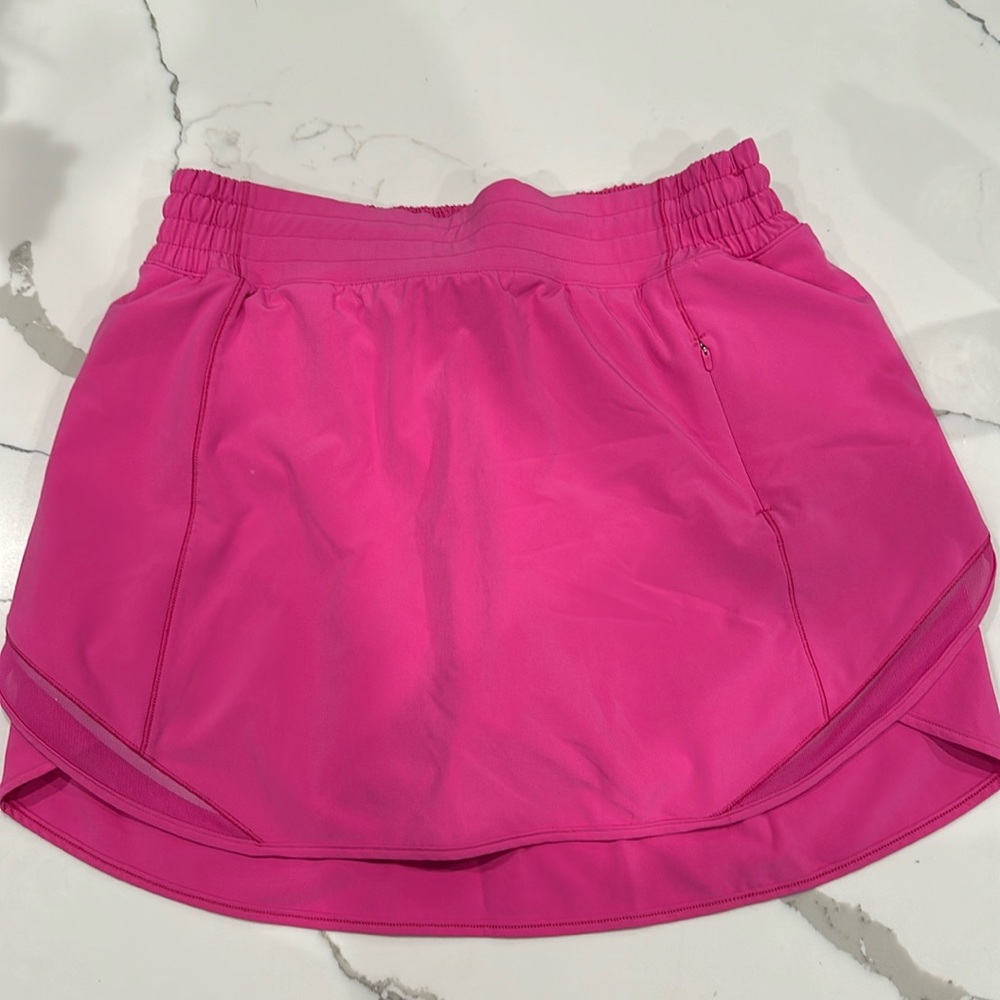 Lulu lemon Hotty Hot high-rise skort sonic pink size 10